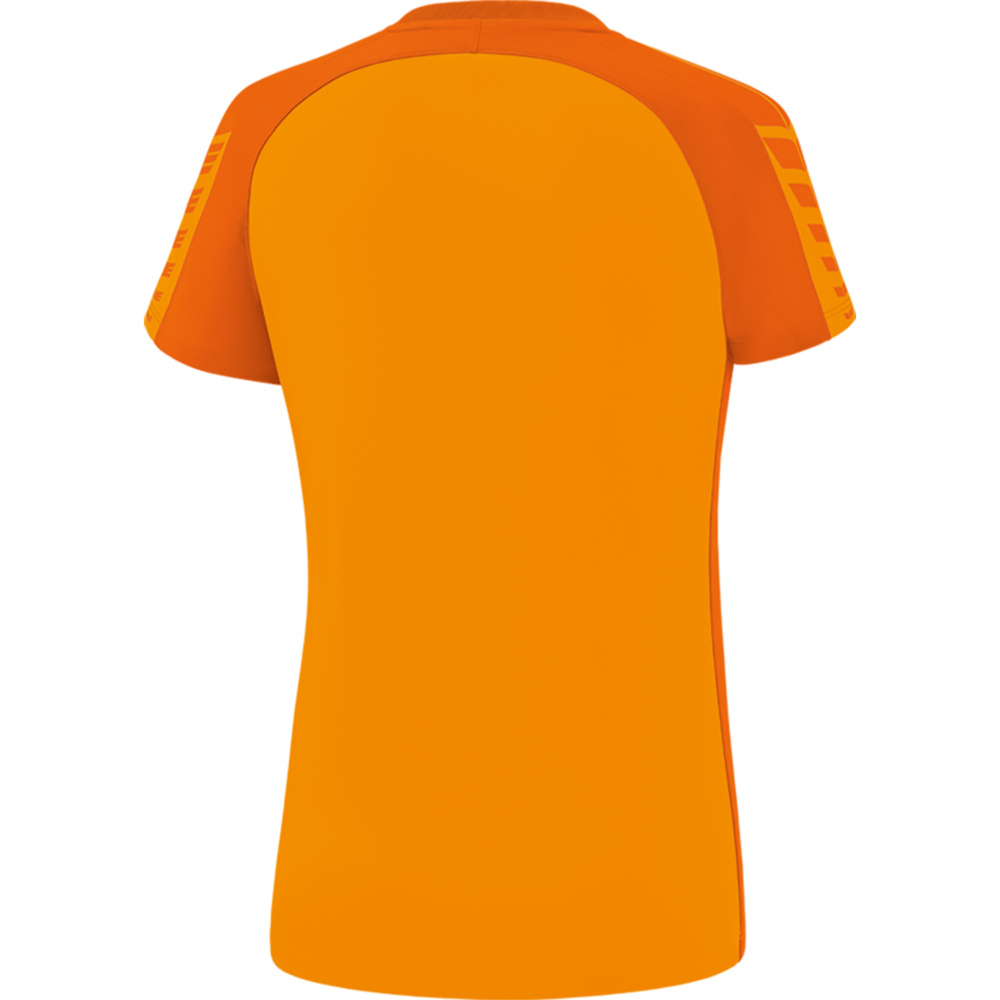 CAMISETA ERIMA SIX WINGS MANGA CORTA, NARANJA-NARANJA MUJER. 