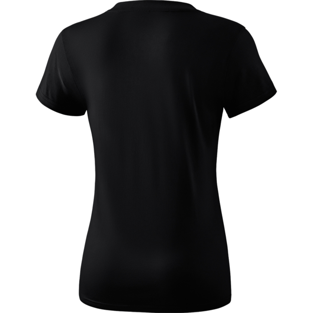 CAMISETA ERIMA STYLE, NEGRA MUJER. 