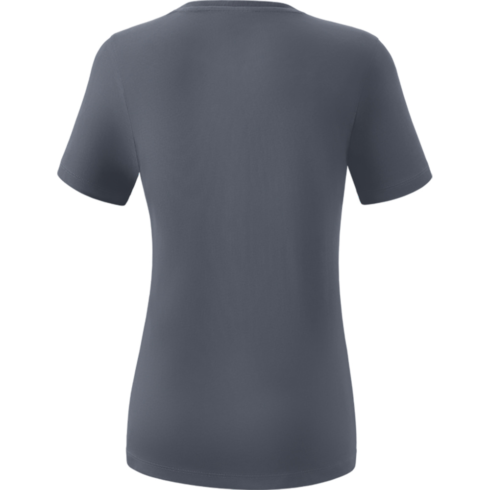 CAMISETA ERIMA TEAMSPORTS, GRIS PIZARRA MUJER. 