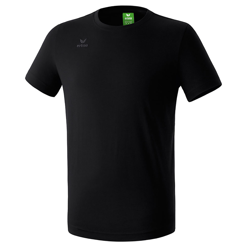 CAMISETA ERIMA TEAMSPORTS, NEGRA NIÑO. 