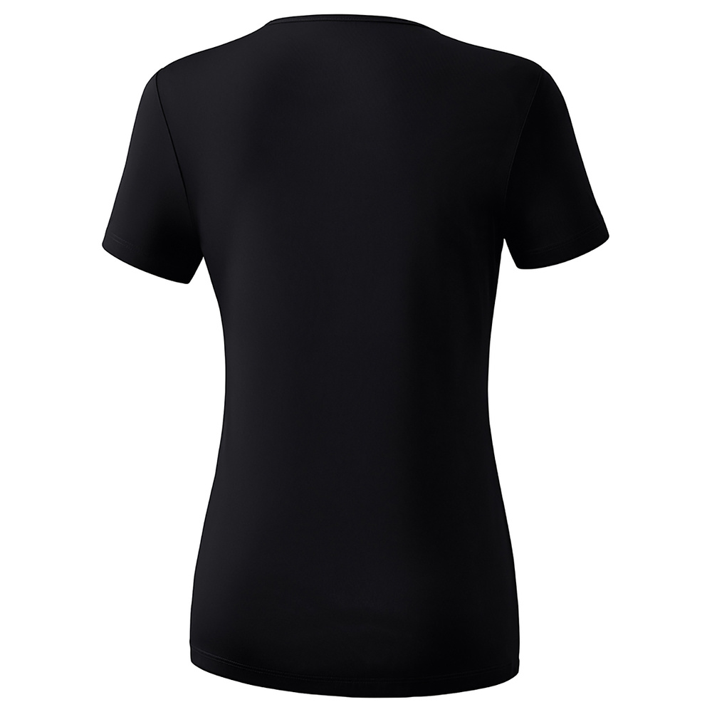 CAMISETA FUNCIONAL ERIMA TEAMSPORTS, NEGRA MUJER. 