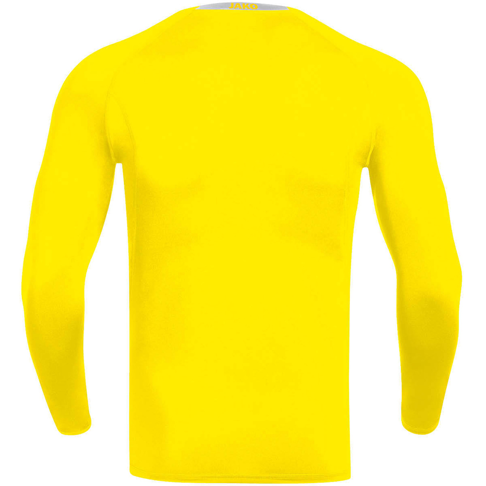 CAMISETA INTERIOR MANGA LARGA JAKO COMPRESSION 2.0, AMARILLA HOMBRE. 