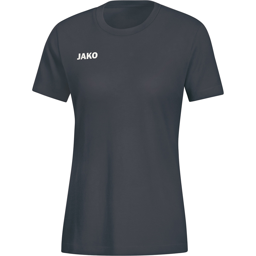 CAMISETA JAKO BASE, ANTRACITA MUJER. 