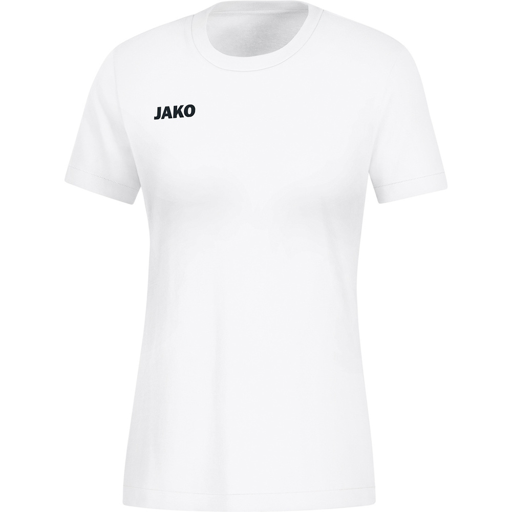 CAMISETA JAKO BASE, BLANCA MUJER. 