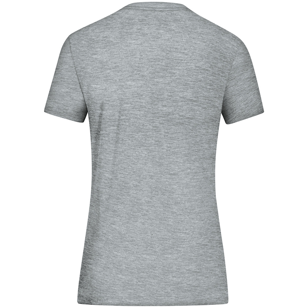 CAMISETA JAKO BASE, GRIS MELANGE MUJER. 