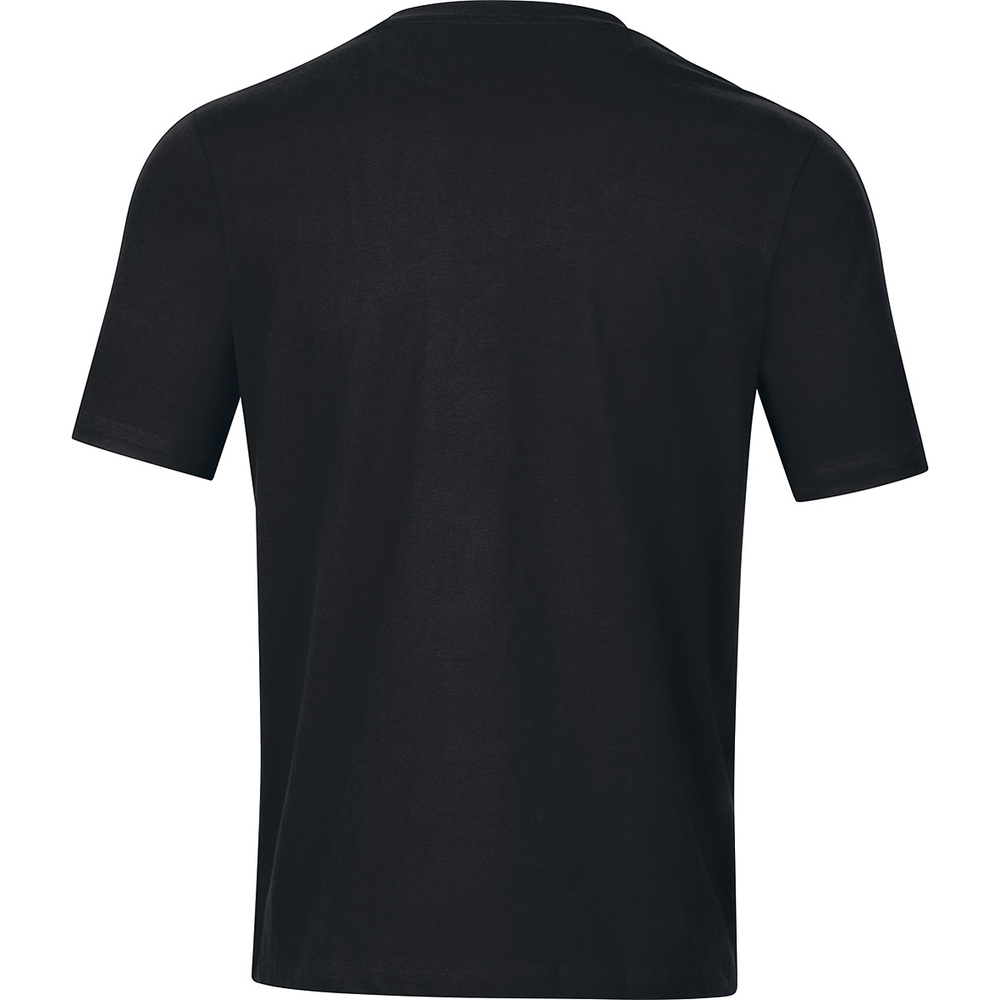 CAMISETA JAKO BASE, NEGRA HOMBRE. 