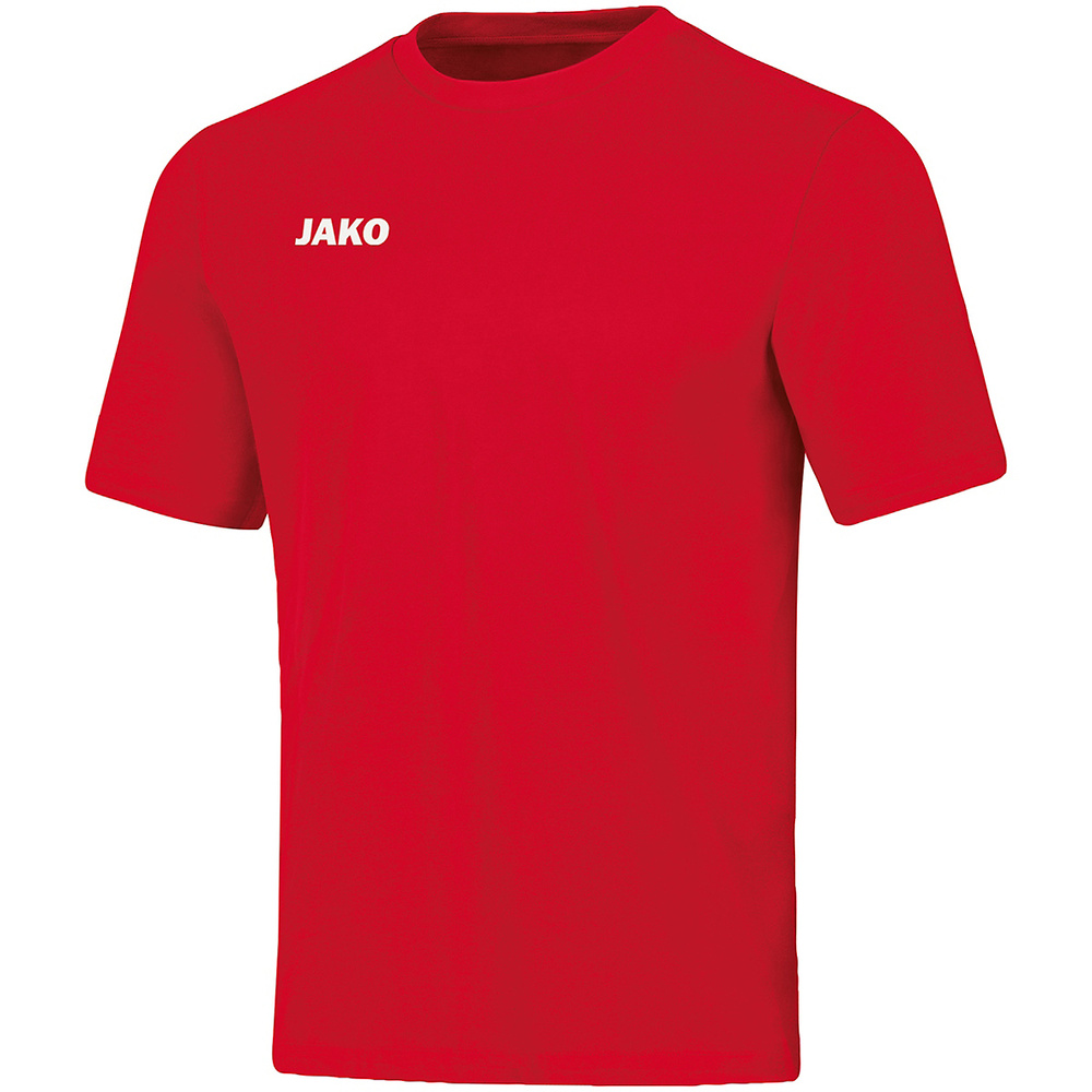 CAMISETA JAKO BASE, ROJA HOMBRE. 