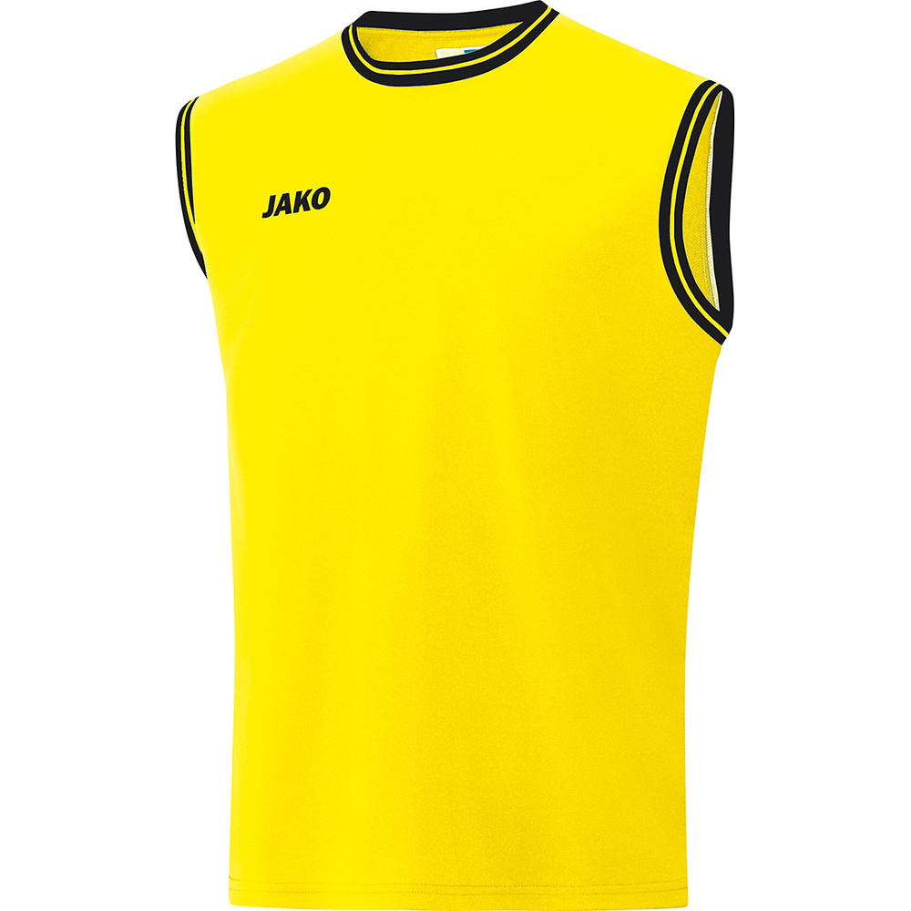 CAMISETA JAKO CENTER 2.0, AMARILLA-NEGRA HOMBRE. 