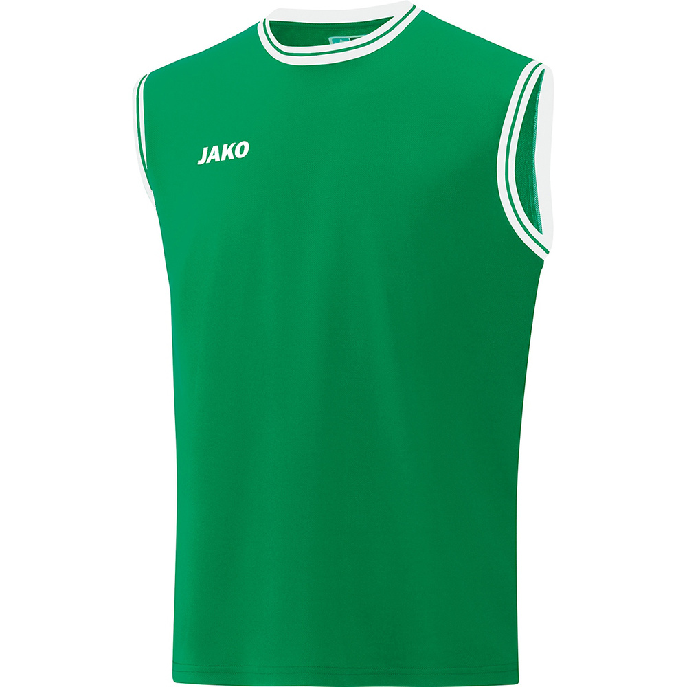 CAMISETA JAKO CENTER 2.0, VERDE-BLANCA HOMBRE. 