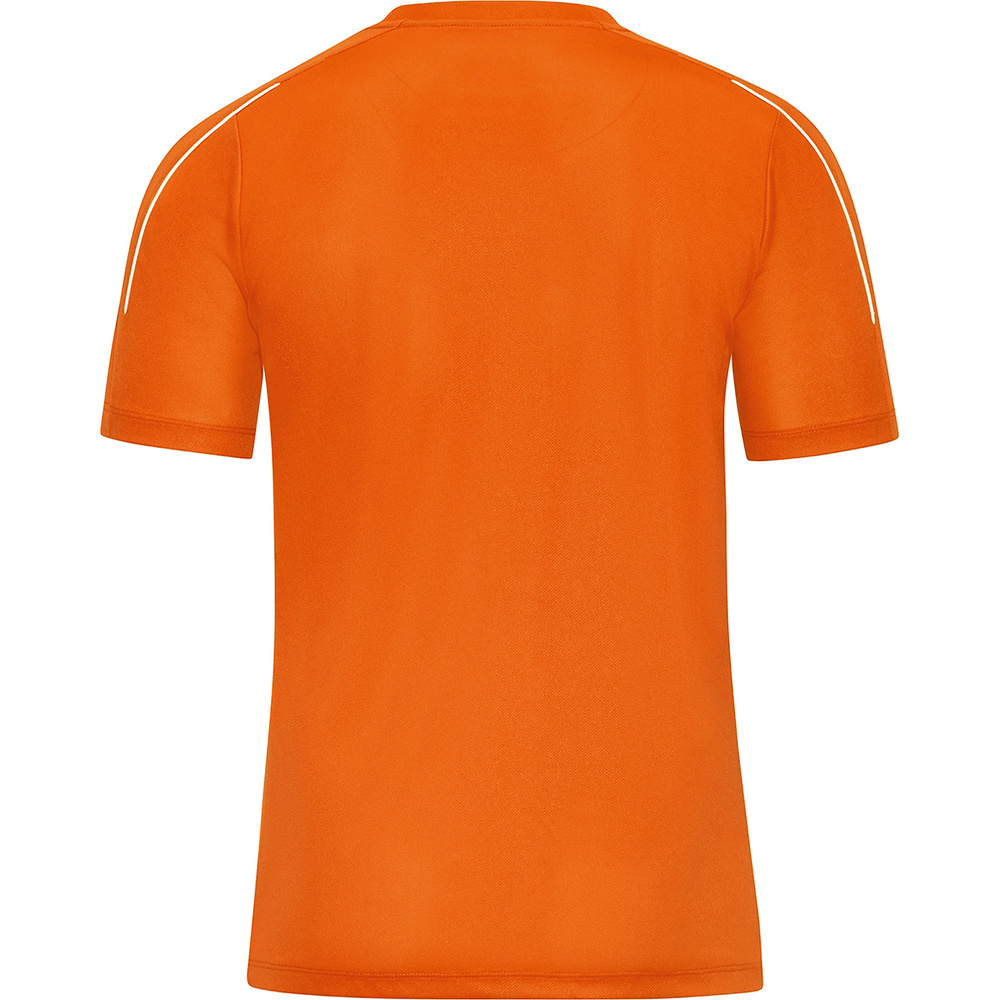 CAMISETA JAKO CLASSICO MANGA CORTA, NARANJA NIÑO. 