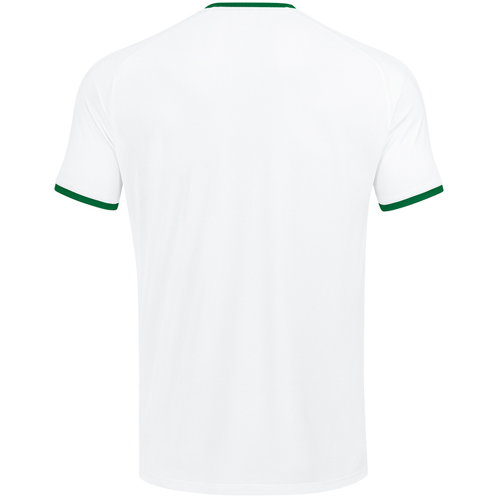 CAMISETA JAKO INTER MANGA CORTA, BLANCA-VERDE HOMBRE. 