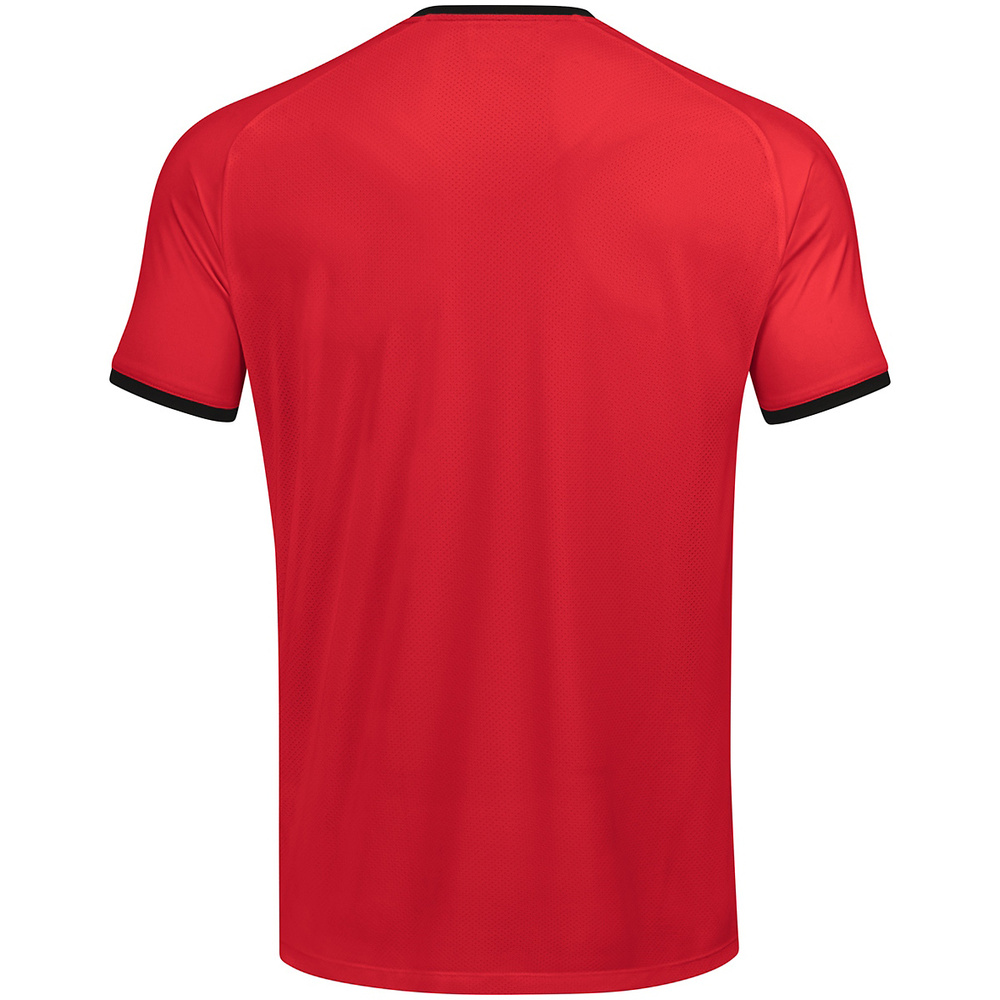 CAMISETA JAKO INTER MANGA CORTA, ROJA-NEGRA NIÑO. 