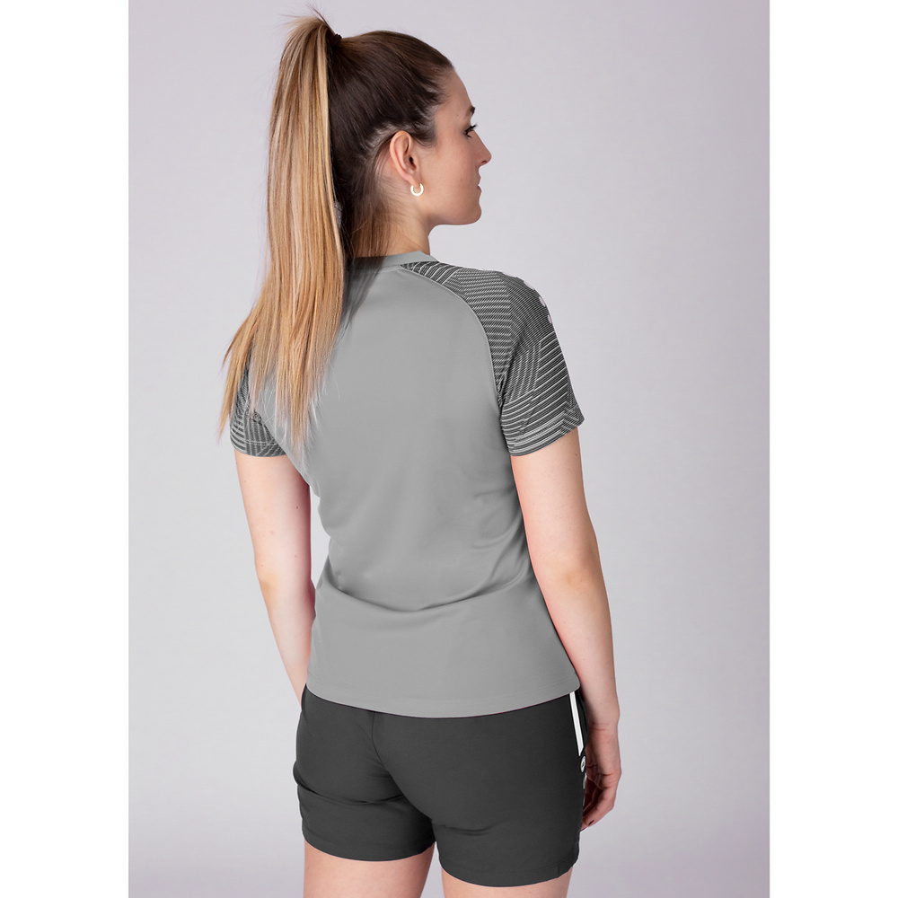 CAMISETA JAKO PERFORMANCE, GRIS-GRIS PIEDRA MUJER. 