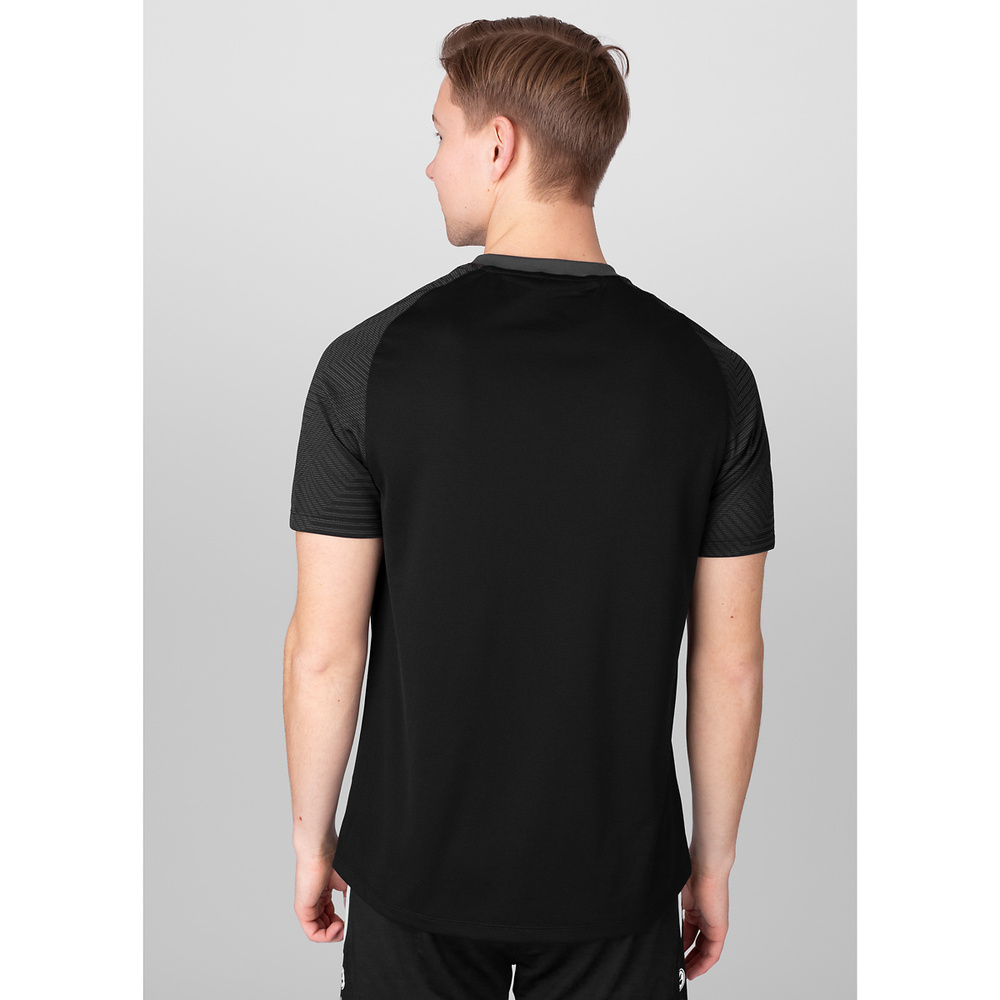 CAMISETA JAKO PERFORMANCE, NEGRA-ANTRACITA HOMBRE. 