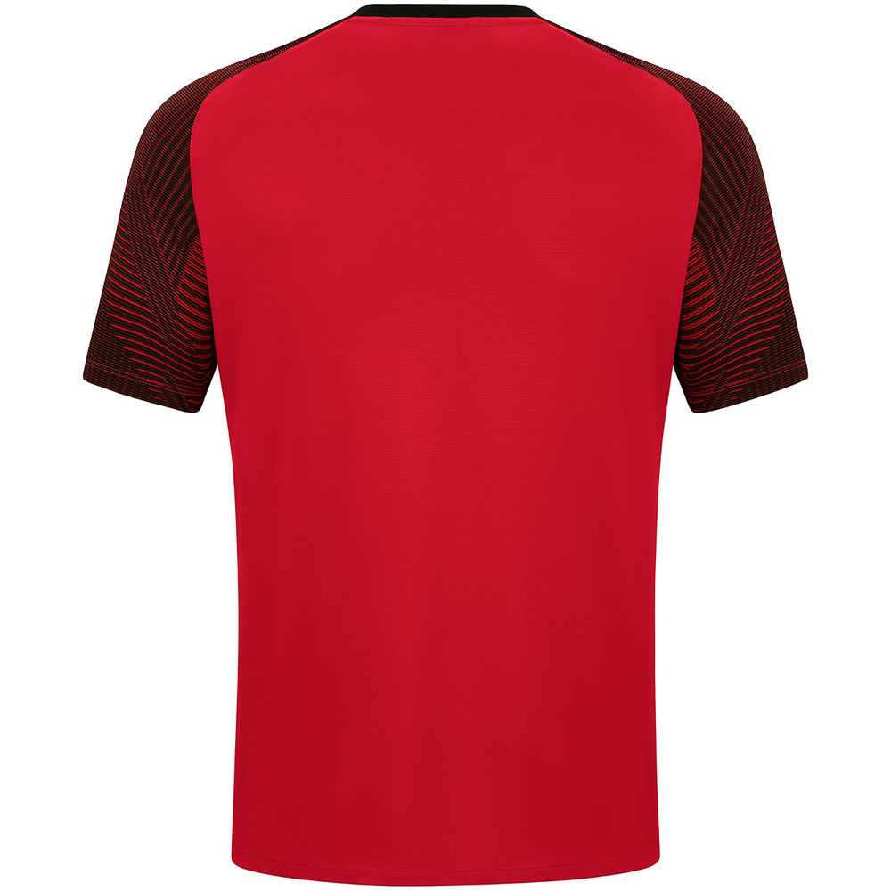 CAMISETA JAKO PERFORMANCE, ROJA-NEGRA HOMBRE. 