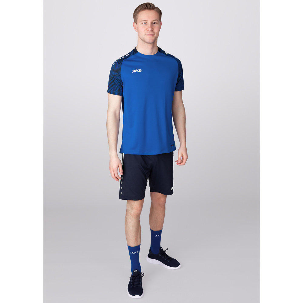 CAMISETA JAKO PERFORMANCE, ROYAL-MARINO HOMBRE. 