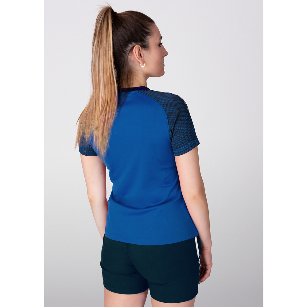 CAMISETA JAKO PERFORMANCE, ROYAL-MARINO MUJER. 