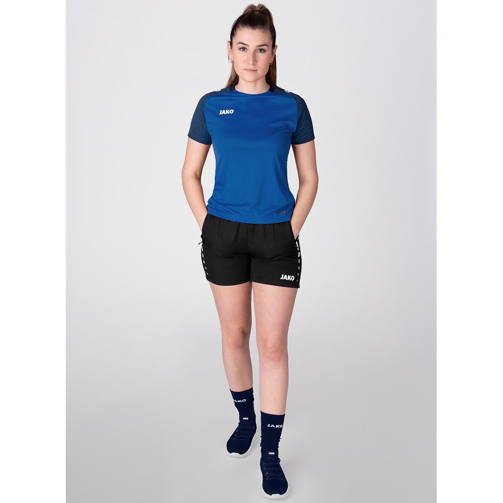 CAMISETA JAKO PERFORMANCE, ROYAL-MARINO MUJER. 