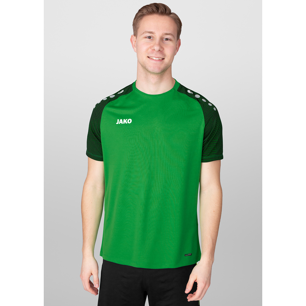 CAMISETA JAKO PERFORMANCE, VERDE-NEGRA HOMBRE. 