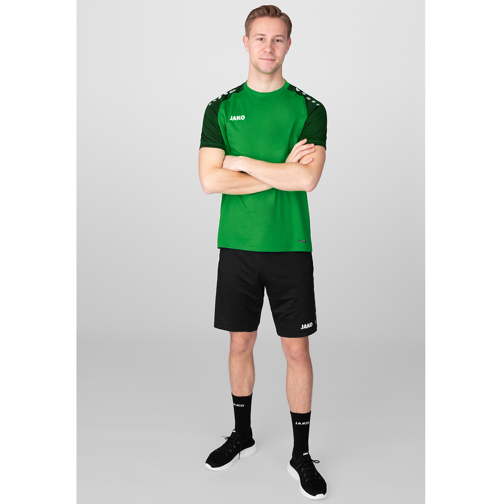 CAMISETA JAKO PERFORMANCE, VERDE-NEGRA HOMBRE. 