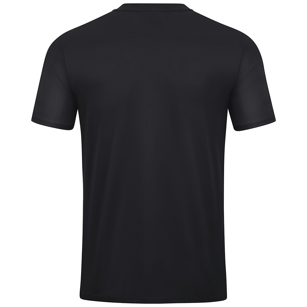 CAMISETA JAKO POWER MANGA CORTA, NEGRA-AMARILLA HOMBRE. 