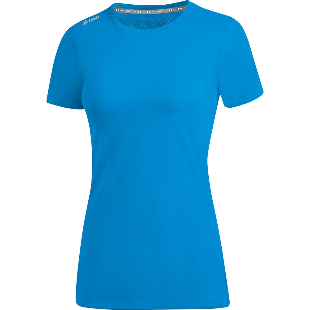 CAMISETA JAKO RUN 2.0 MANGA CORTA, AZUL JAKO MUJER. 