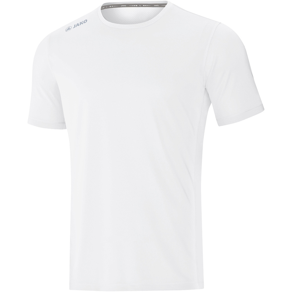 CAMISETA JAKO RUN 2.0 MANGA CORTA, BLANCA HOMBRE. 