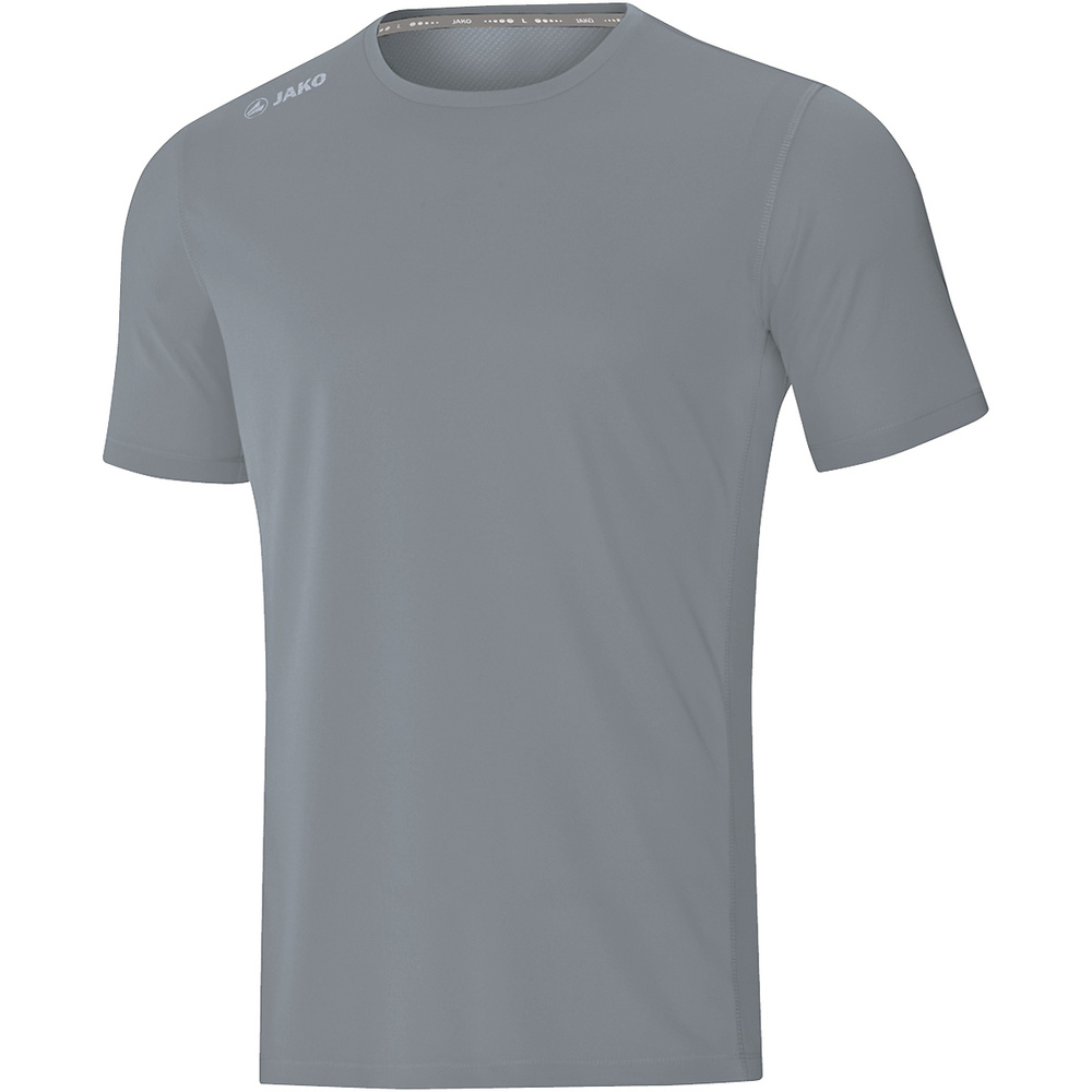 CAMISETA JAKO RUN 2.0 MANGA CORTA, GRIS PIEDRA HOMBRE. 