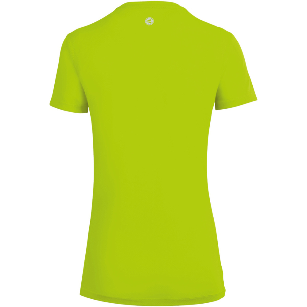 CAMISETA JAKO RUN 2.0 MANGA CORTA, VERDE NEÓN MUJER. 