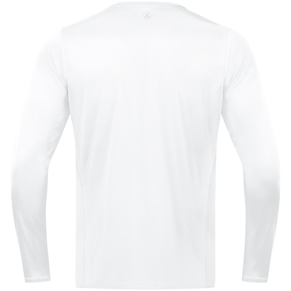 CAMISETA JAKO RUN 2.0 MANGA LARGA, BLANCA HOMBRE. 