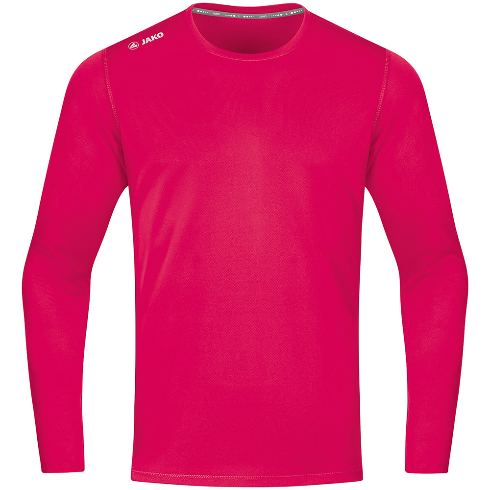 CAMISETA JAKO RUN 2.0 MANGA LARGA, ROSA HOMBRE. 