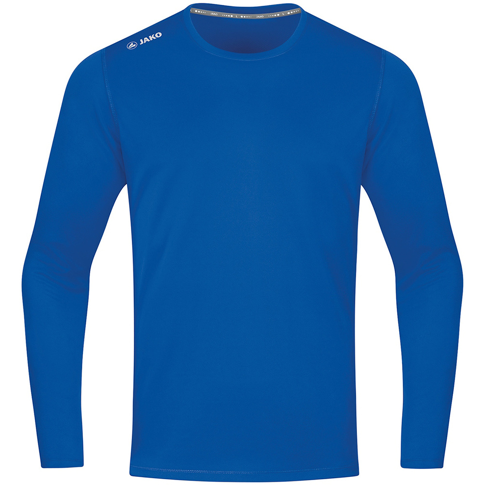 CAMISETA JAKO RUN 2.0 MANGA LARGA, ROYAL HOMBRE. 