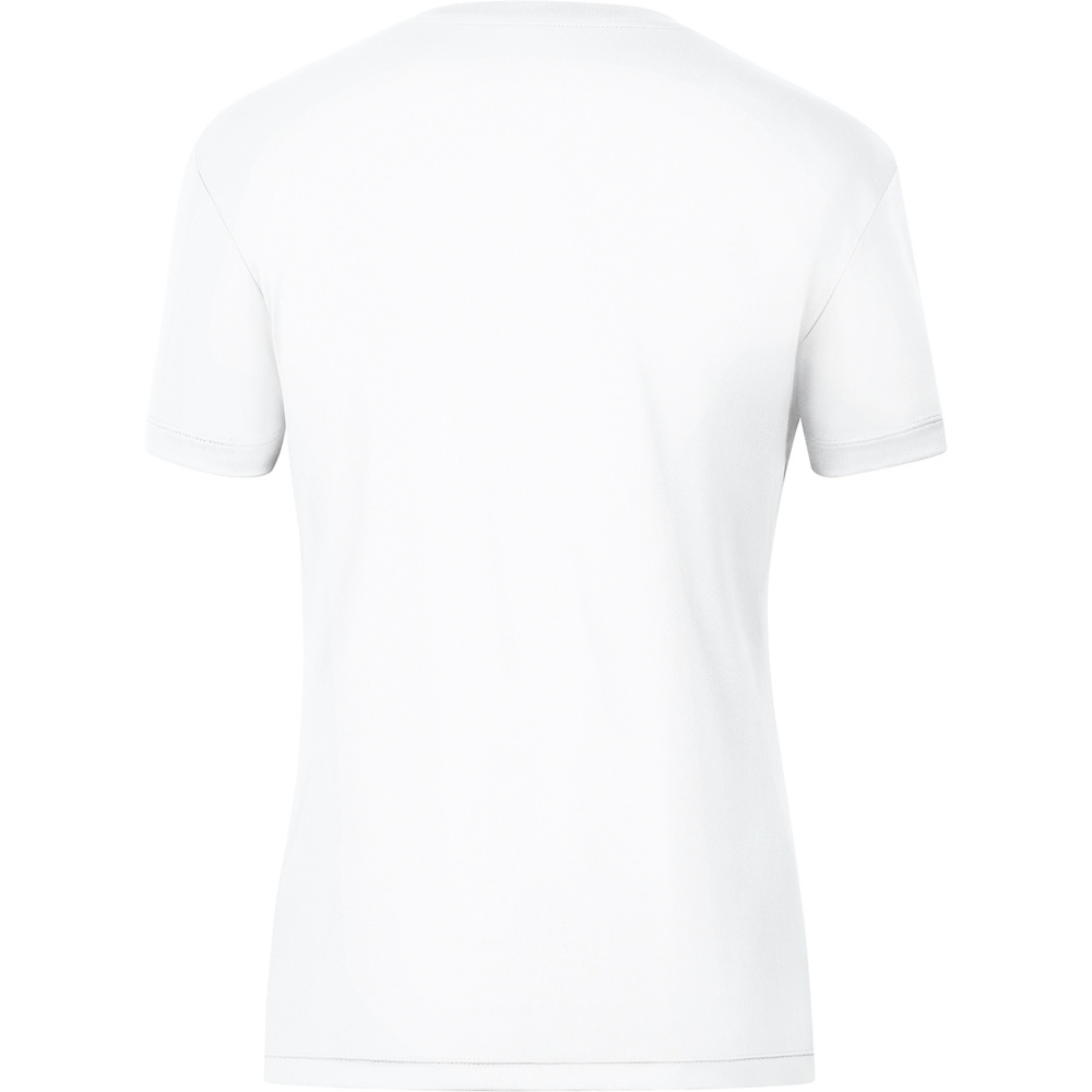 CAMISETA JAKO TEAM MANGA CORTA, BLANCA MUJER. 