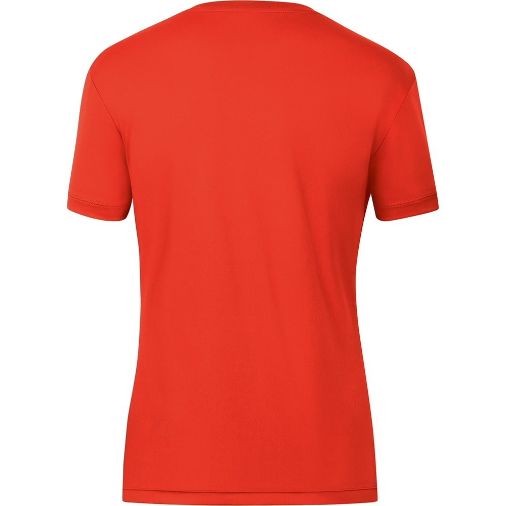 CAMISETA JAKO TEAM MANGA CORTA, ROJA-LLAMA MUJER. 