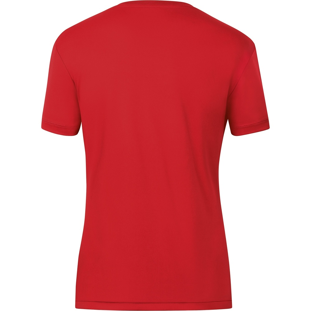 CAMISETA JAKO TEAM MANGA CORTA, ROJA MUJER. 