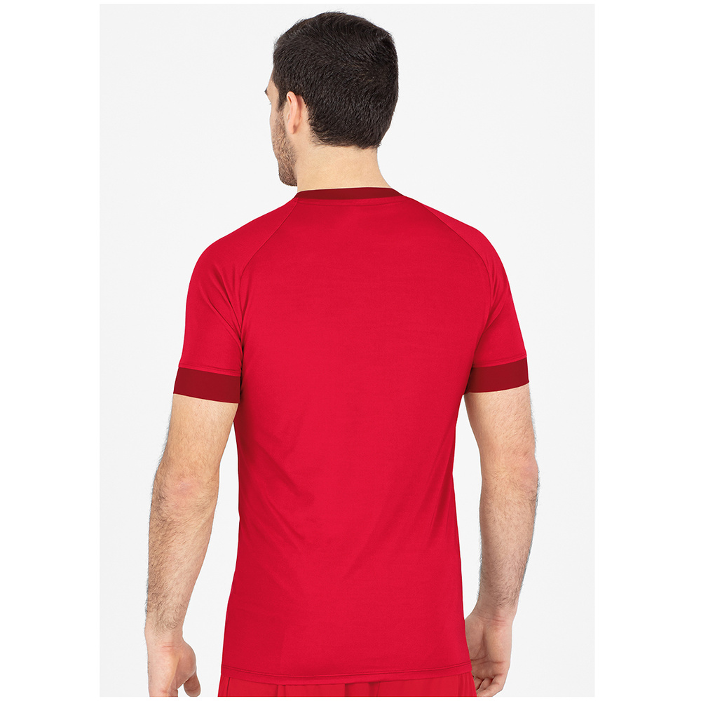 CAMISETA JAKO TROPICANA MANGA CORTA, ROJA HOMBRE. 