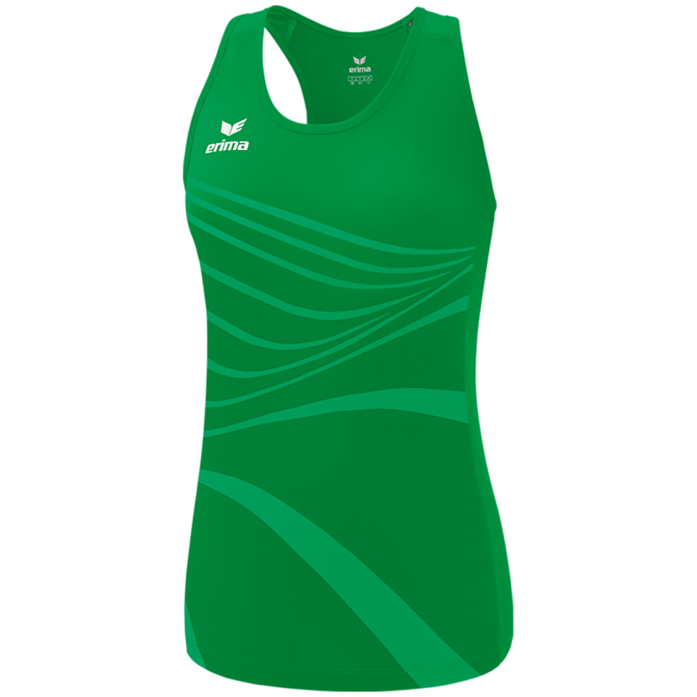 CAMISETA SIN MANGAS ERIMA RACING SINGLET, ESMERALDA MUJER. 