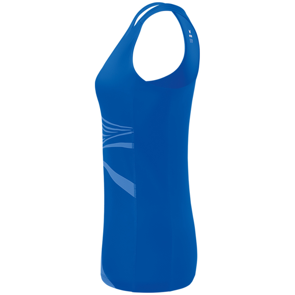 CAMISETA SIN MANGAS ERIMA RACING SINGLET, ROYAL MUJER. 