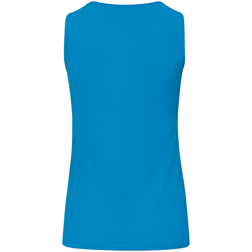 CAMISETA TIRANTES JAKO CHALLENGE, AZUL JAKO-AMARILLA NEÓN MUJER. 