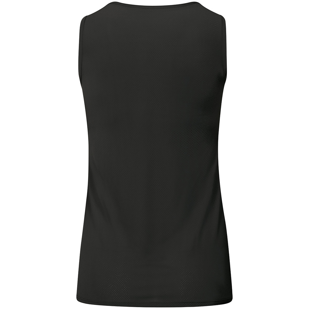 CAMISETA TIRANTES JAKO CHALLENGE, NEGRA-BLANCA MUJER. 