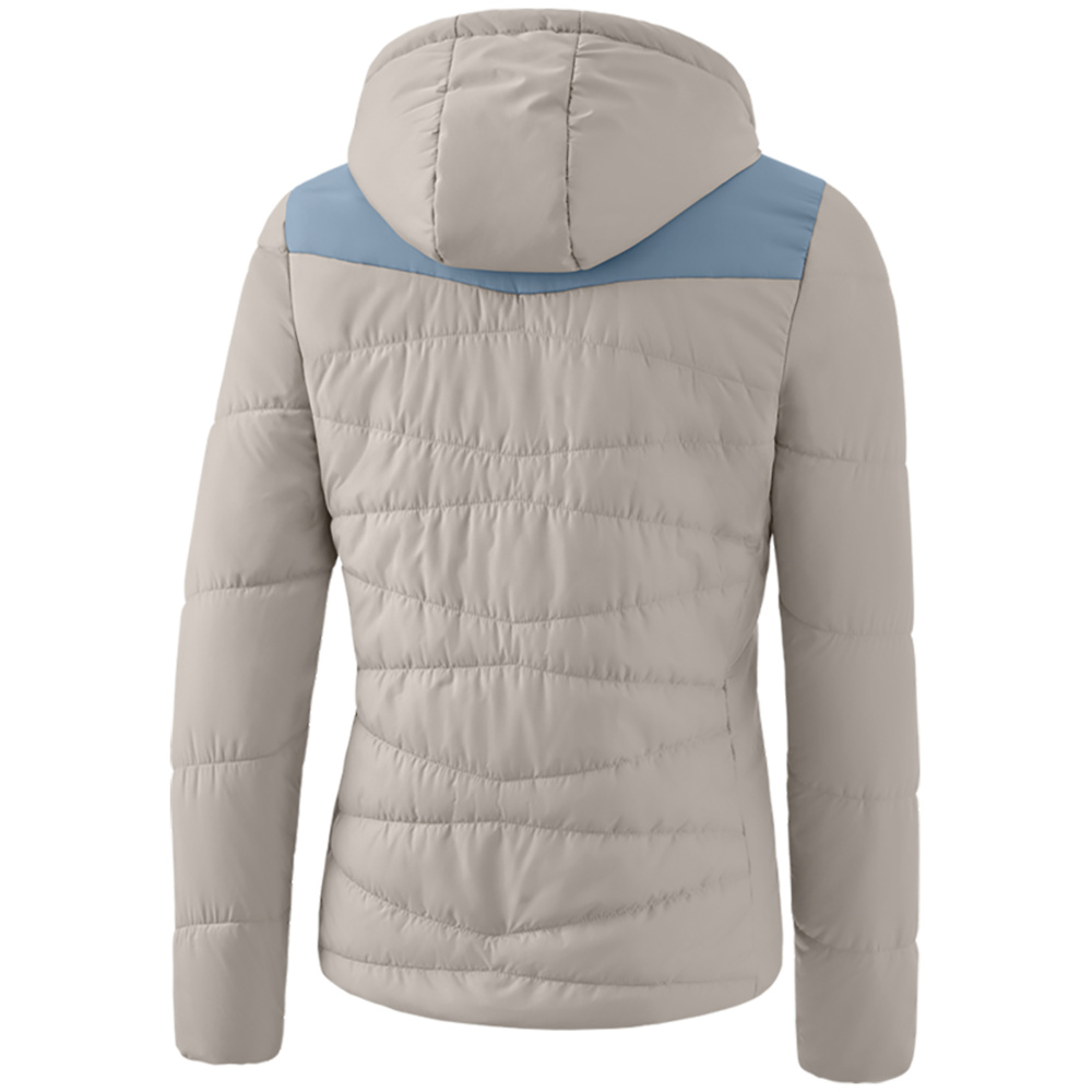 CHAQUETA ACOLCHADA ERIMA QUILTED JACKET, GRIS-DENIM MUJER. 