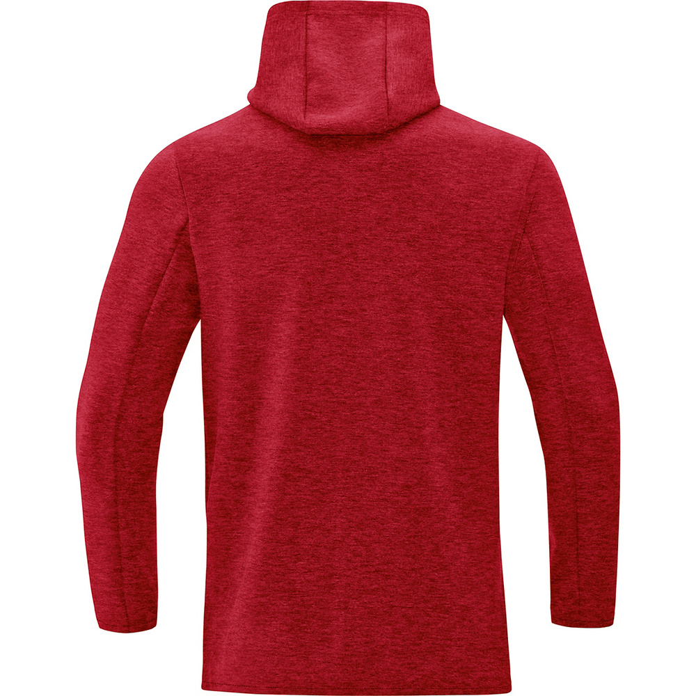 CHAQUETA CHÁNDAL JAKO PREMIUM BASICS, ROJA MELANGE HOMBRE. 