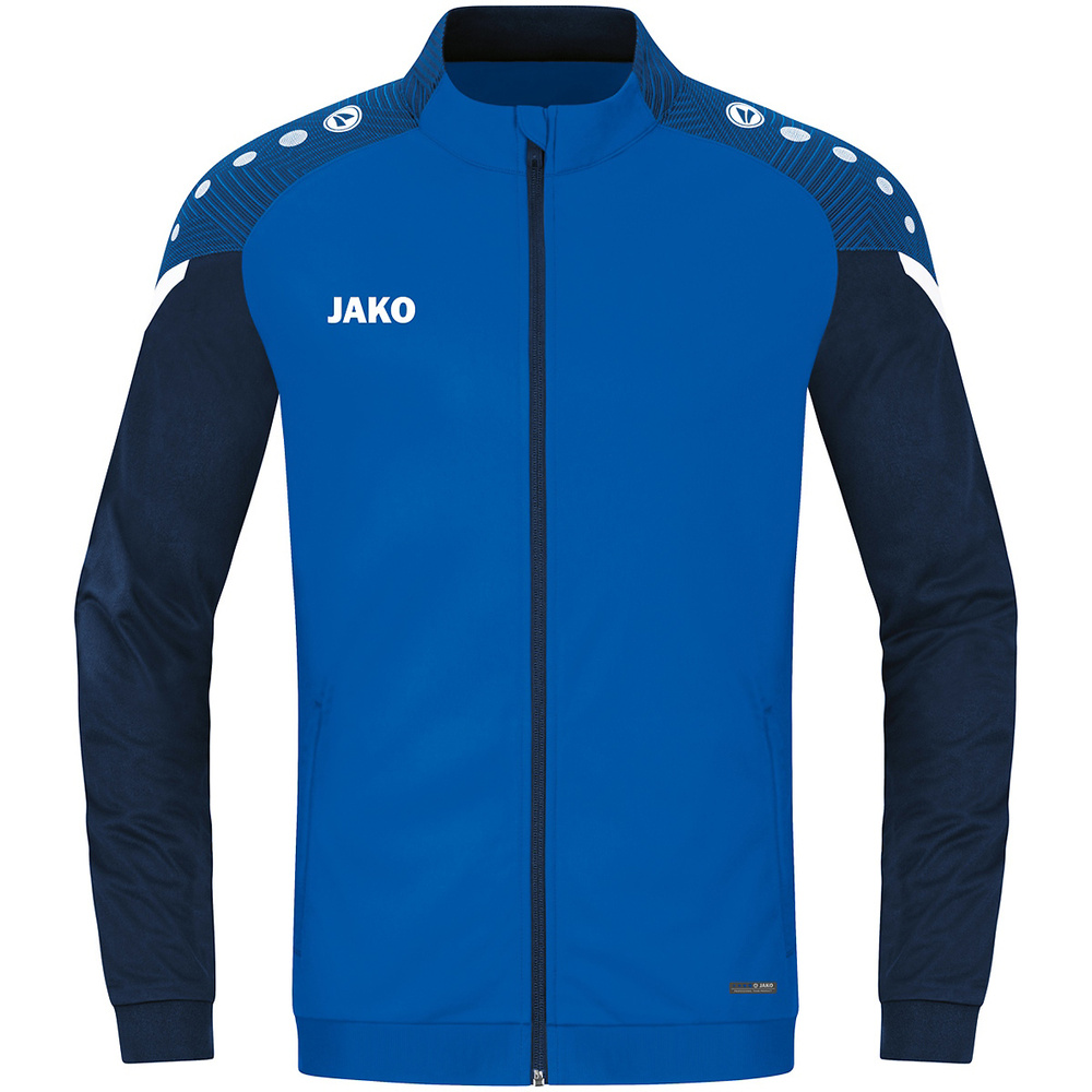 CHAQUETA CHÁNDAL POLIÉSTER JAKO PERFORMANCE, ROYAL-MARINO NIÑO. 