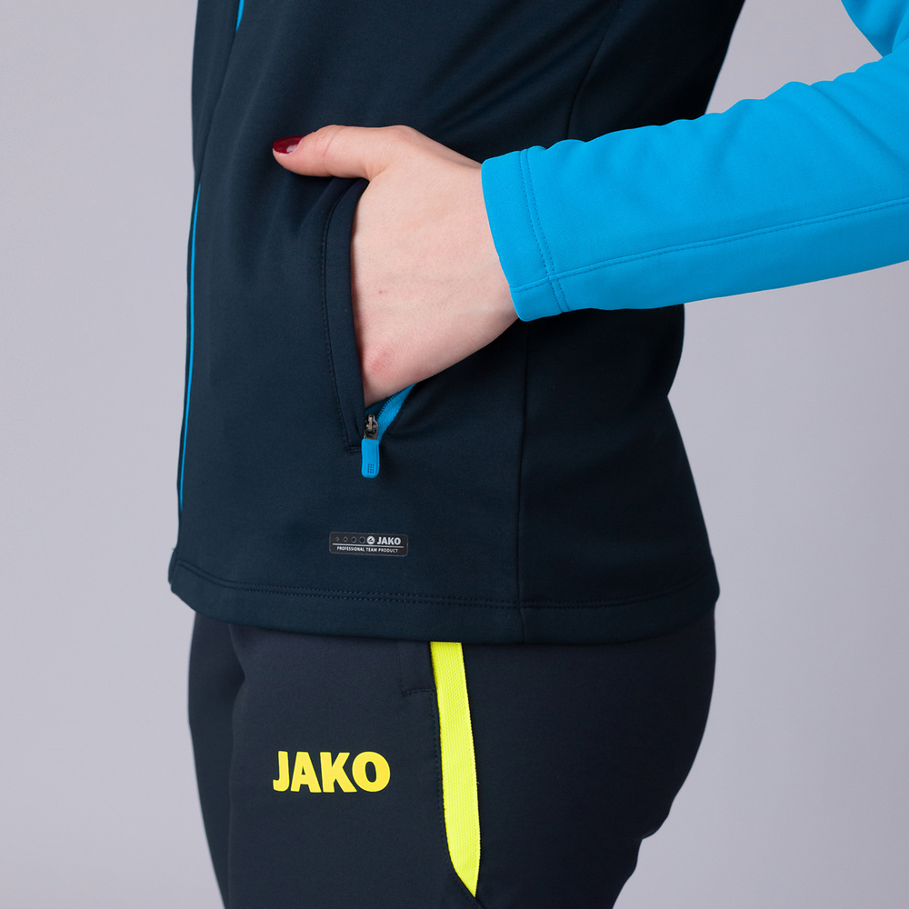 CHAQUETA CON CAPUCHA JAKO PERFORMANCE, MARINO-AZUL JAKO MUJER. 