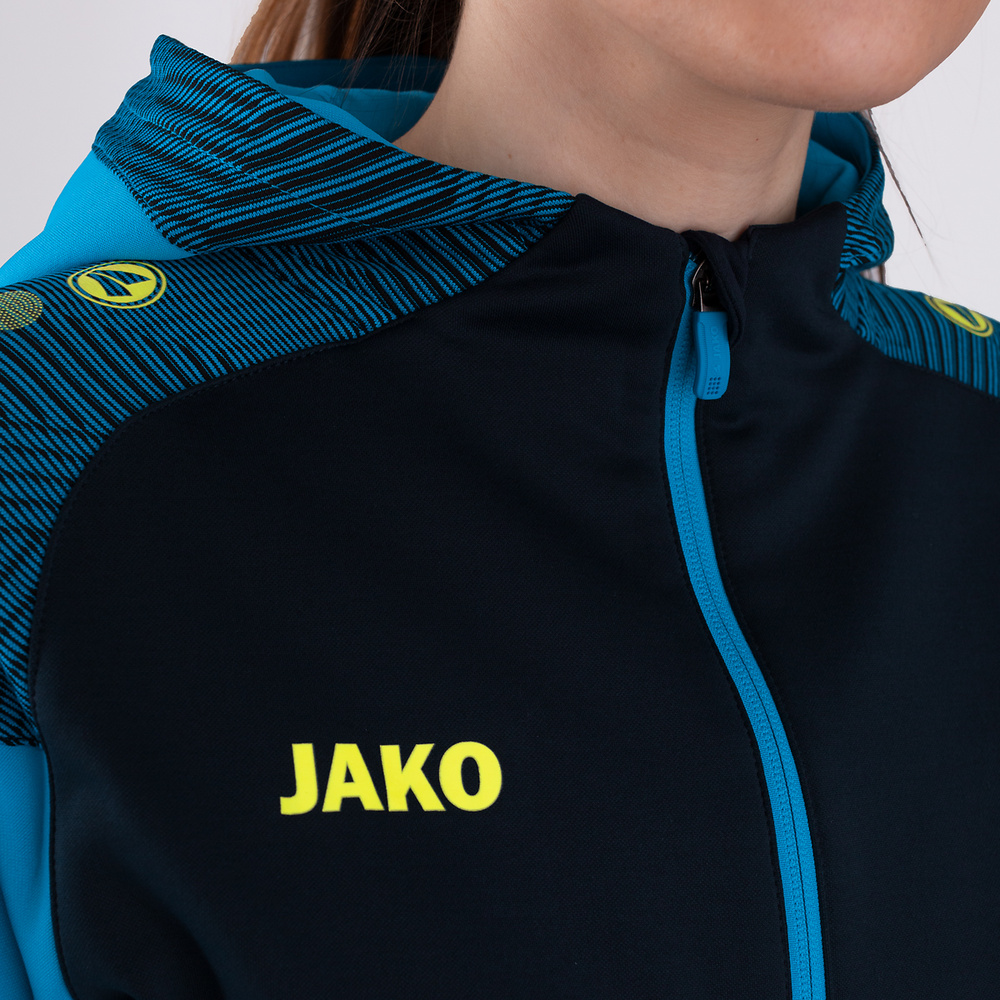 CHAQUETA CON CAPUCHA JAKO PERFORMANCE, MARINO-AZUL JAKO MUJER. 