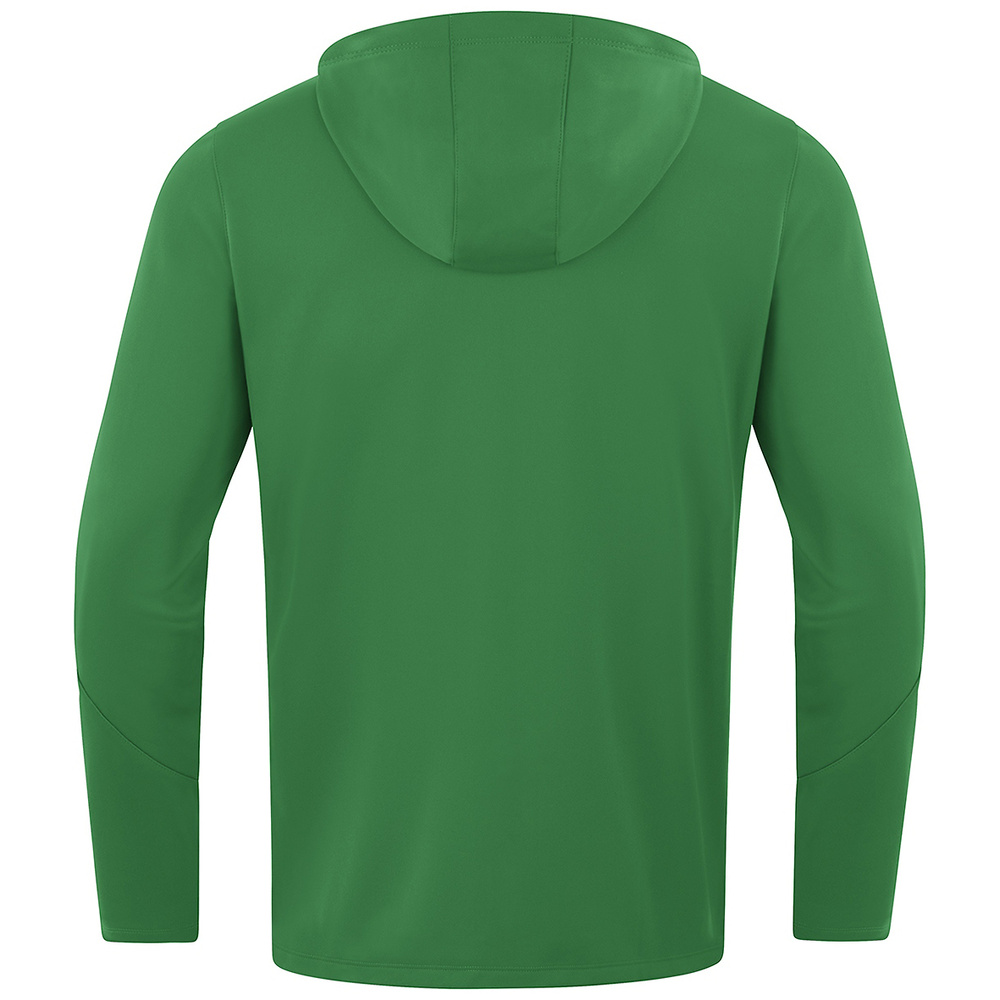 CHAQUETA CON CAPUCHA JAKO POWER, VERDE-BLANCA NIÑO. 