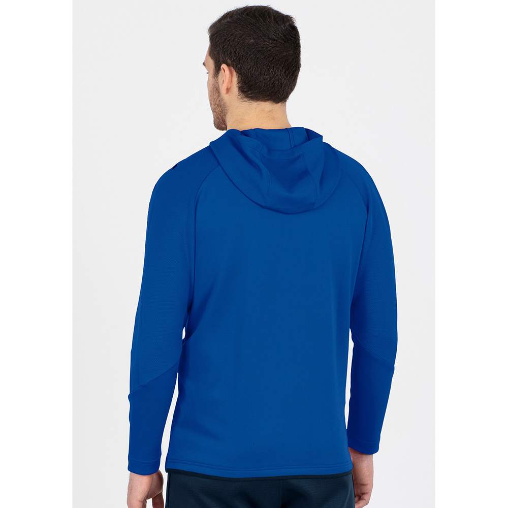 CHAQUETA DE ENTRENAMIENTO CON CAPUCHA JAKO CHALLENGE, ROYAL-MARINO HOMBRE. 