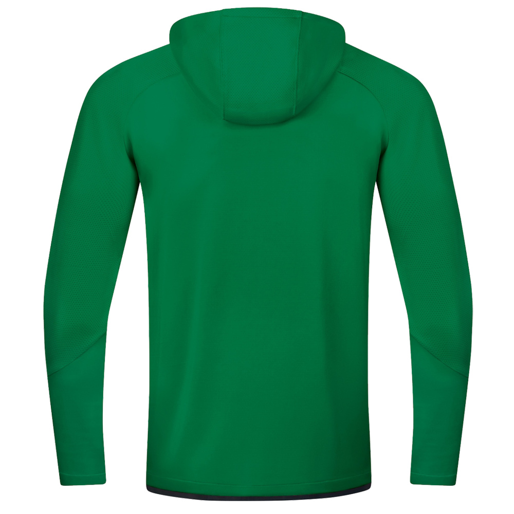 CHAQUETA DE ENTRENAMIENTO CON CAPUCHA JAKO CHALLENGE, VERDE-NEGRA HOMBRE. 