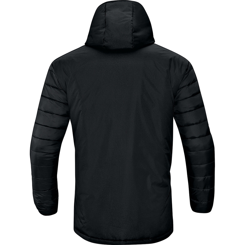 CHAQUETA DE INVIERNO JAKO TEAM, NEGRO HOMBRE. 