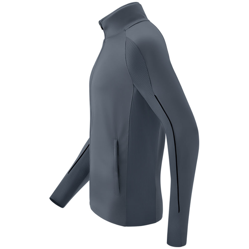 CHAQUETA ENTRENAMIENTO ERIMA LIGA STAR, GRIS PIZARRA UNISEX. 